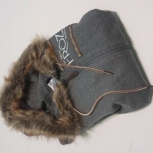 NWT DISNEY FROZEN ❄️THE HIT BROADWAY MUSICAL EMBROIDERED FUR TRIMMED HOODIE